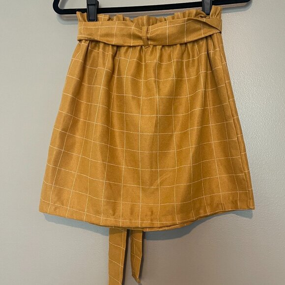 Potter's Pot Mustard, Side Faux Buttons, Skirt, Small, UGC - Picture 8 of 8